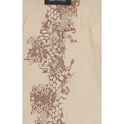 Biker Jackets*OAKWOOD Kyoto Tan - Washed Look Genuine Leather Jacket