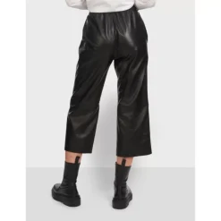 Trousers*OAKWOOD Loft Black - Genuine Leather Short Trousers