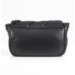 Accessories*OAKWOOD Lolita Black - Small Padded Genuine Leather Handbag Bag