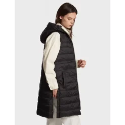 Vests*OAKWOOD Maggy Black-Black - Long Sleveless Down Jacket