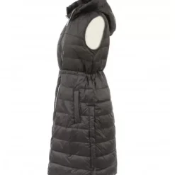 Vests*OAKWOOD Maggy Black-Black - Long Sleveless Down Jacket