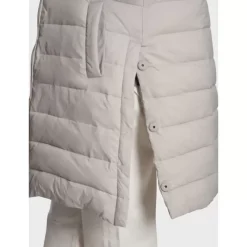 Vests*OAKWOOD Maggy Light Grey - Long Sleveless Down Jacket