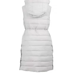 Vests*OAKWOOD Maggy Light Grey - Long Sleveless Down Jacket