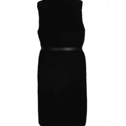 Vests*OAKWOOD Matcha Black- Curly Fake Fur Sleeveless Coat