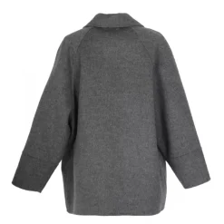 Coats*OAKWOOD Melisse Bicolor - Short Oversized Blended Wool Coat