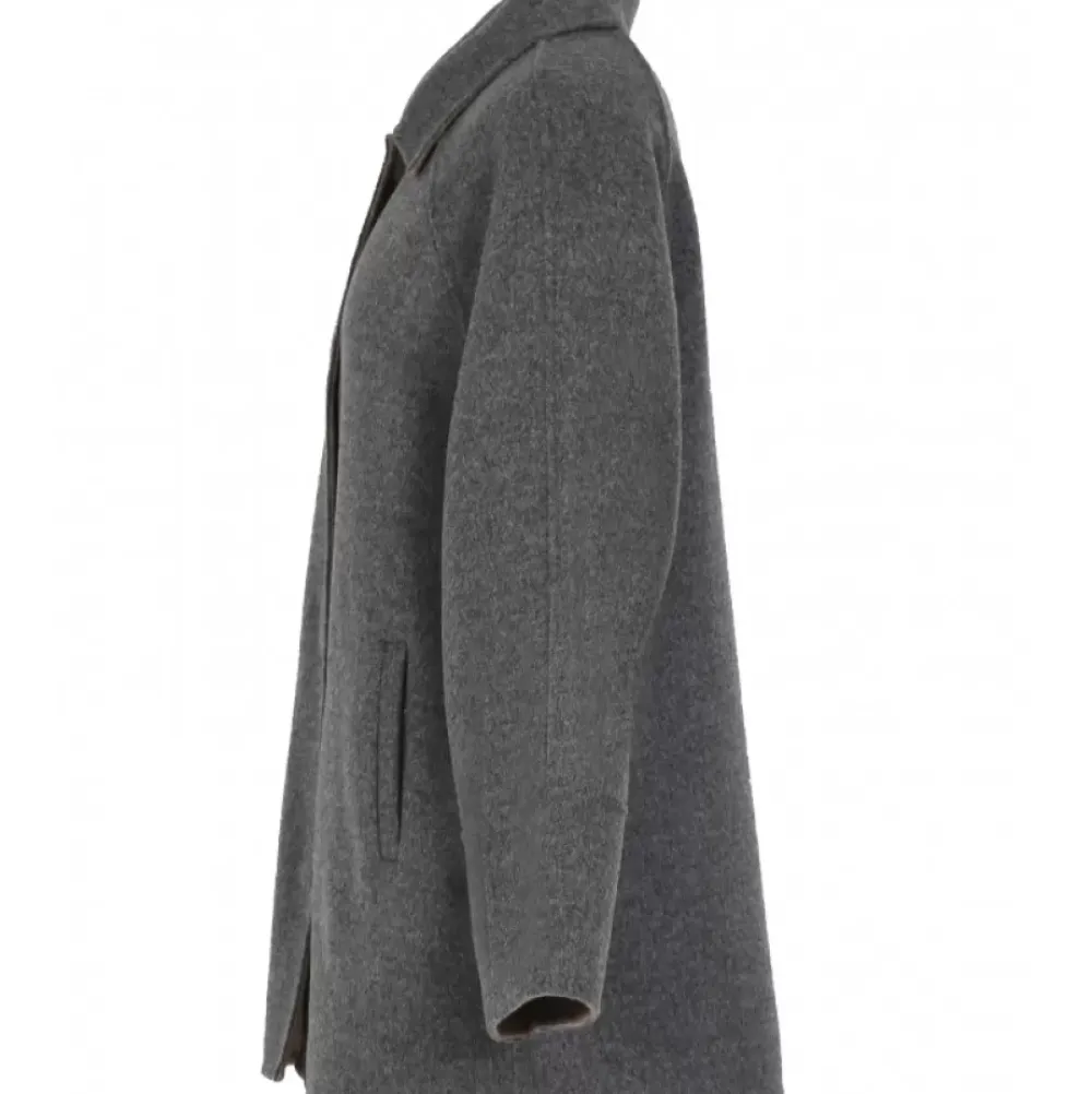 Coats*OAKWOOD Melisse Bicolor - Short Oversized Blended Wool Coat