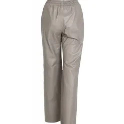 Trousers*OAKWOOD Mila Mastic - High Waisted Large Trousers In Genuine Leather