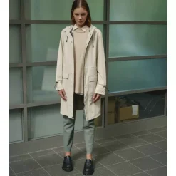 Coats*OAKWOOD Mistral Eggshell - Polyester Rain Coat