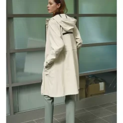 Coats*OAKWOOD Mistral Eggshell - Polyester Rain Coat