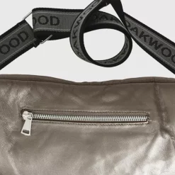 Accessories*OAKWOOD Murillo Metal Gold- Genuine Leather Shoulder Bag