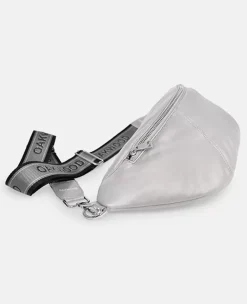 Accessories*OAKWOOD Murillo Metal Silver- Genuine Leather Shoulder Bag