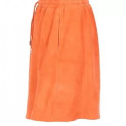 Skirts And Shorts*OAKWOOD Nina Coral - Genuine Goat Suede Leather Skirt