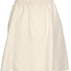 Skirts And Shorts*OAKWOOD Nina Eggshell - Genuine Leather Skirt
