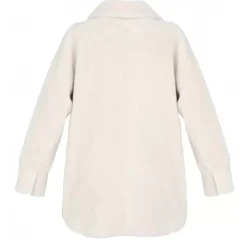 Coats*OAKWOOD Perfume Snow Khaki - Reversible Faux Fur Overshirt Coat