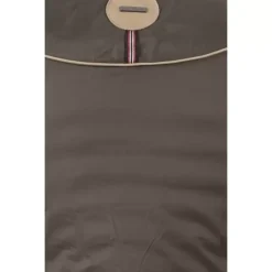 Downjackets*OAKWOOD Popping Dark Beige -Two-Tone Genuine Leather Long Down Jacket