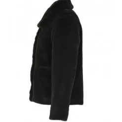 Coats*OAKWOOD Possession Dark Grey - Fake Fur Short Coat