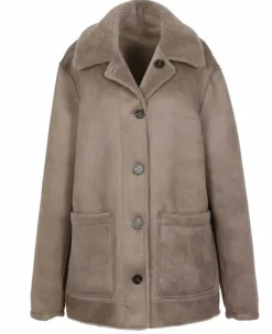 Coats*OAKWOOD Remember Taupe - Reversible Hooded Coat