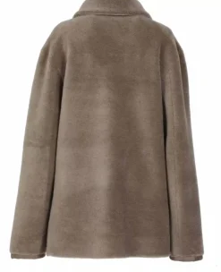 Coats*OAKWOOD Remember Taupe - Reversible Hooded Coat
