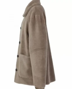Coats*OAKWOOD Remember Taupe - Reversible Hooded Coat