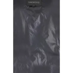 Vests*OAKWOOD Soprano Black - Fake Fur 100% Wool / Padded Nylon Gilet