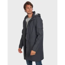 Raincoat*OAKWOOD Storm Navy Blue - Polyester Rain Coat