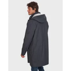 Raincoat*OAKWOOD Storm Navy Blue - Polyester Rain Coat