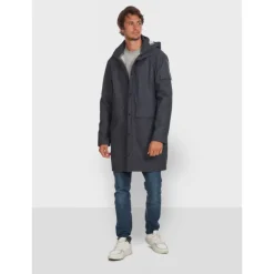 Raincoat*OAKWOOD Storm Navy Blue - Polyester Rain Coat