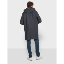 Raincoat*OAKWOOD Storm Navy Blue - Polyester Rain Coat