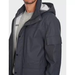 Raincoat*OAKWOOD Storm Navy Blue - Polyester Rain Coat