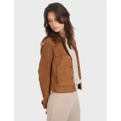 Jackets*OAKWOOD Taste Tobacco- Genuine Goat Suede Short Jacket