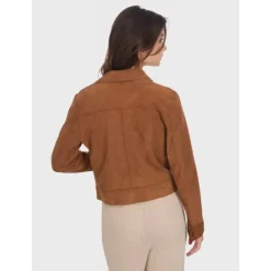 Jackets*OAKWOOD Taste Tobacco- Genuine Goat Suede Short Jacket