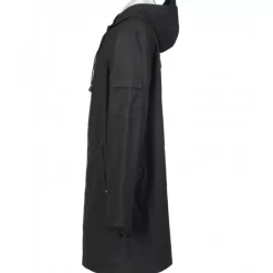 Coats*OAKWOOD Tempete Black - Polyester Rain Coat
