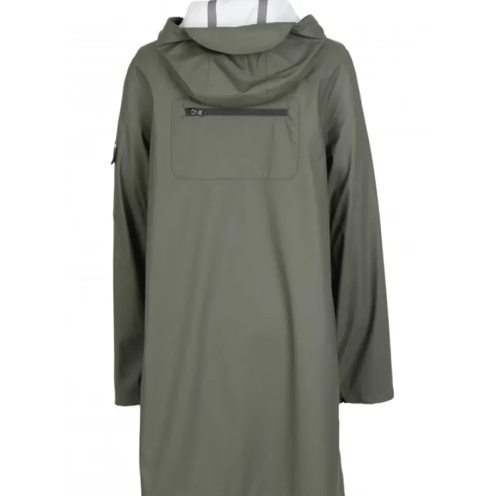 Coats*OAKWOOD Tempete Khaki- Polyester Rain Coat