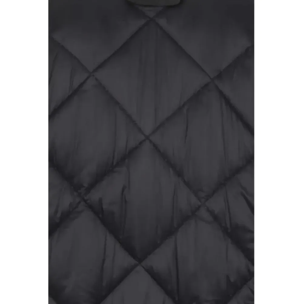 Coats*OAKWOOD Tocade Eggshell - Padded Genuine Leather Overshirt