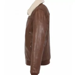 Bombers*OAKWOOD Trader Tan - Genuine Leather Bomber Inspired Jacket