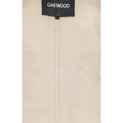Biker Jackets*OAKWOOD Tresor Coffee - Reversible Faux Sherling Short Coat