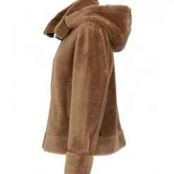 Biker Jackets*OAKWOOD Tresor Cognac - Reversible Faux Sherling Short Coat