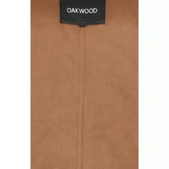 Biker Jackets*OAKWOOD Tresor Cognac - Reversible Faux Sherling Short Coat