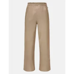 Trousers*OAKWOOD Uranus Dark Beige - Large Trouser Genuine Leather