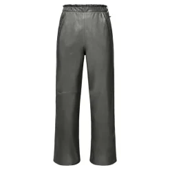 Trousers*OAKWOOD Uranus Dark Kaki - Large Trouser Genuine Leather