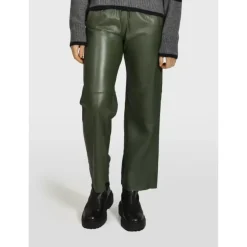 Trousers*OAKWOOD Uranus Kaki - Large Trouser Genuine Leather