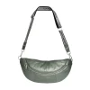 Accessories*OAKWOOD Urillo Metal Dark Green- Genuine Leather Shoulder Bag