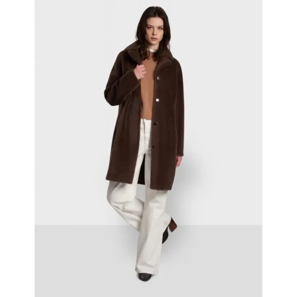 Coats*OAKWOOD Venus Brown - Reversible Hooded Coat