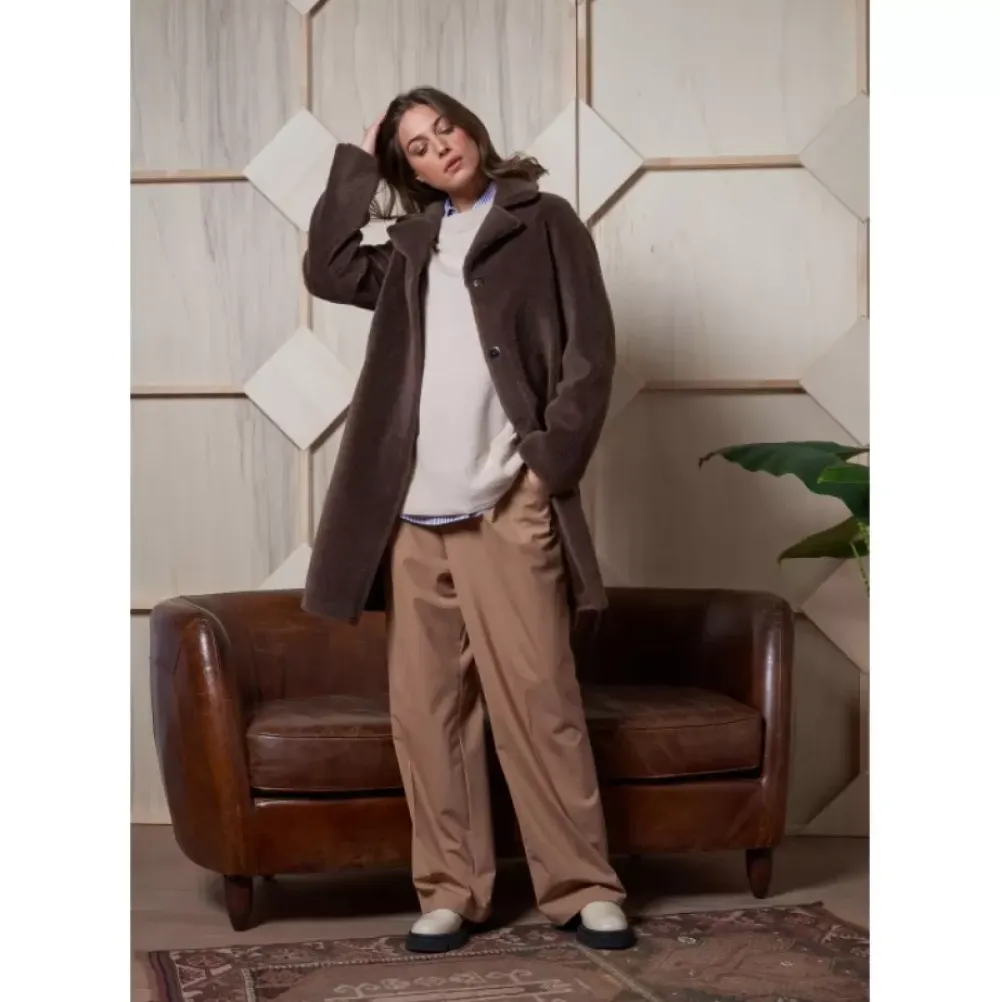 Coats*OAKWOOD Venus Brown - Reversible Hooded Coat