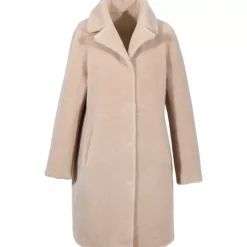 Coats*OAKWOOD Venus Coffee - Reversible Hooded Coat