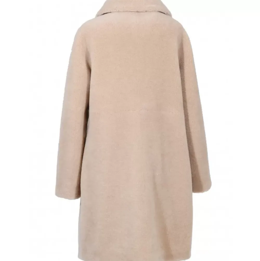 Coats*OAKWOOD Venus Coffee - Reversible Hooded Coat