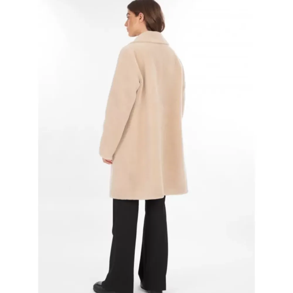 Coats*OAKWOOD Venus Coffee - Reversible Hooded Coat