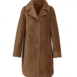 Coats*OAKWOOD Venus Cognac - Reversible Hooded Coat