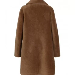 Coats*OAKWOOD Venus Cognac - Reversible Hooded Coat