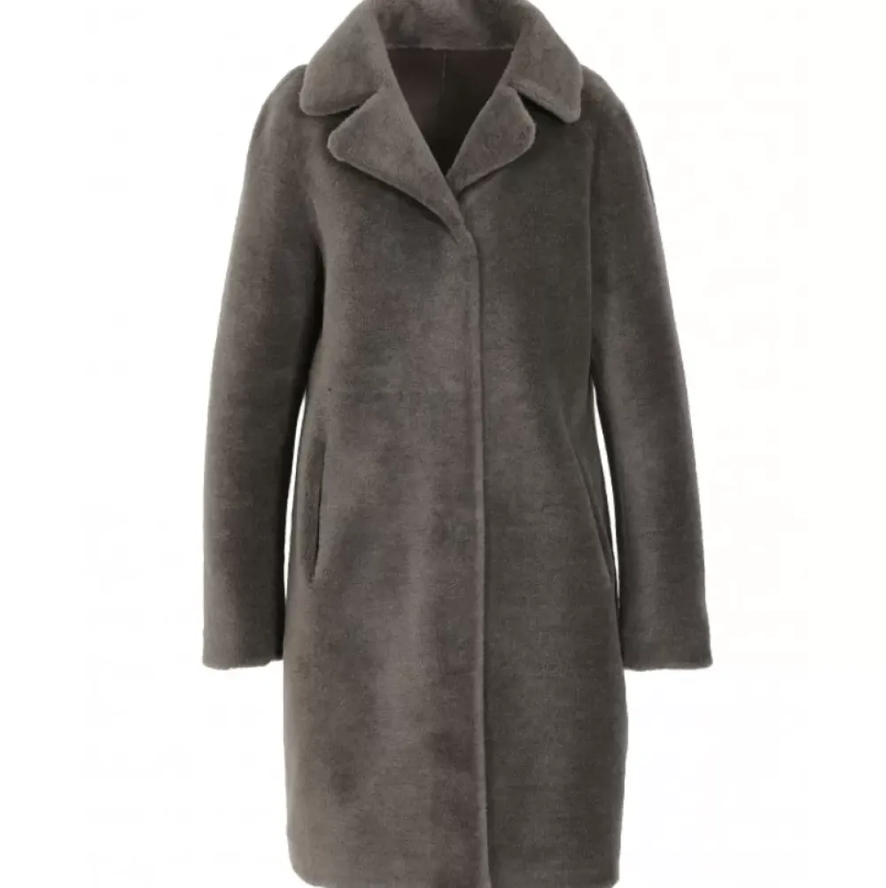 Coats*OAKWOOD Venus Dark Khaki - Reversible Hooded Coat